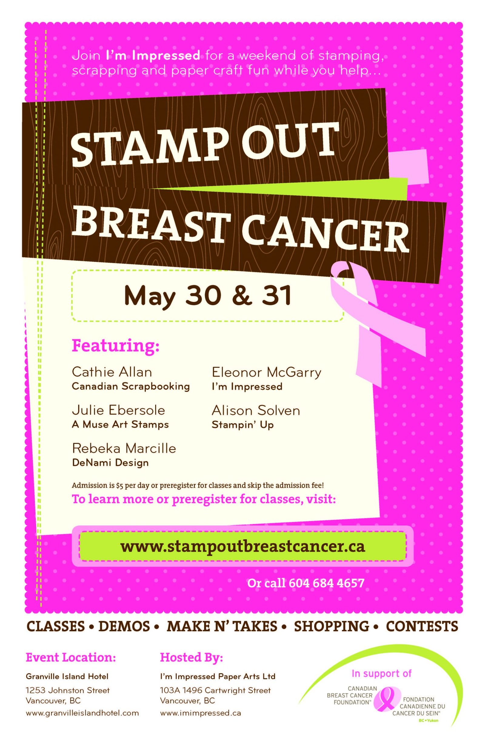 Stamp Out Breast Cancer Event!
