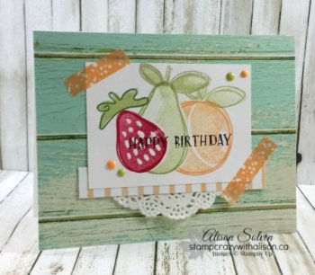 Fresh Fruits Masking www.stampcrazywithalison.ca