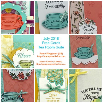 Tea Room Suite July 2018 BB Collage www.stampcrazywithalison.ca Tea Room Suite July 2018 BB Collage www.stampcrazywithalison.ca