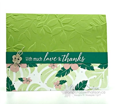 One Sheet Wonder – Tropical Escape 6″ x 6″ Designer Series Paper