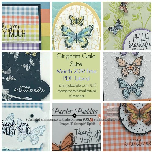 March 2019 Gingham Gala Suite Collage March 2019 Gingham Gala Suite Collage