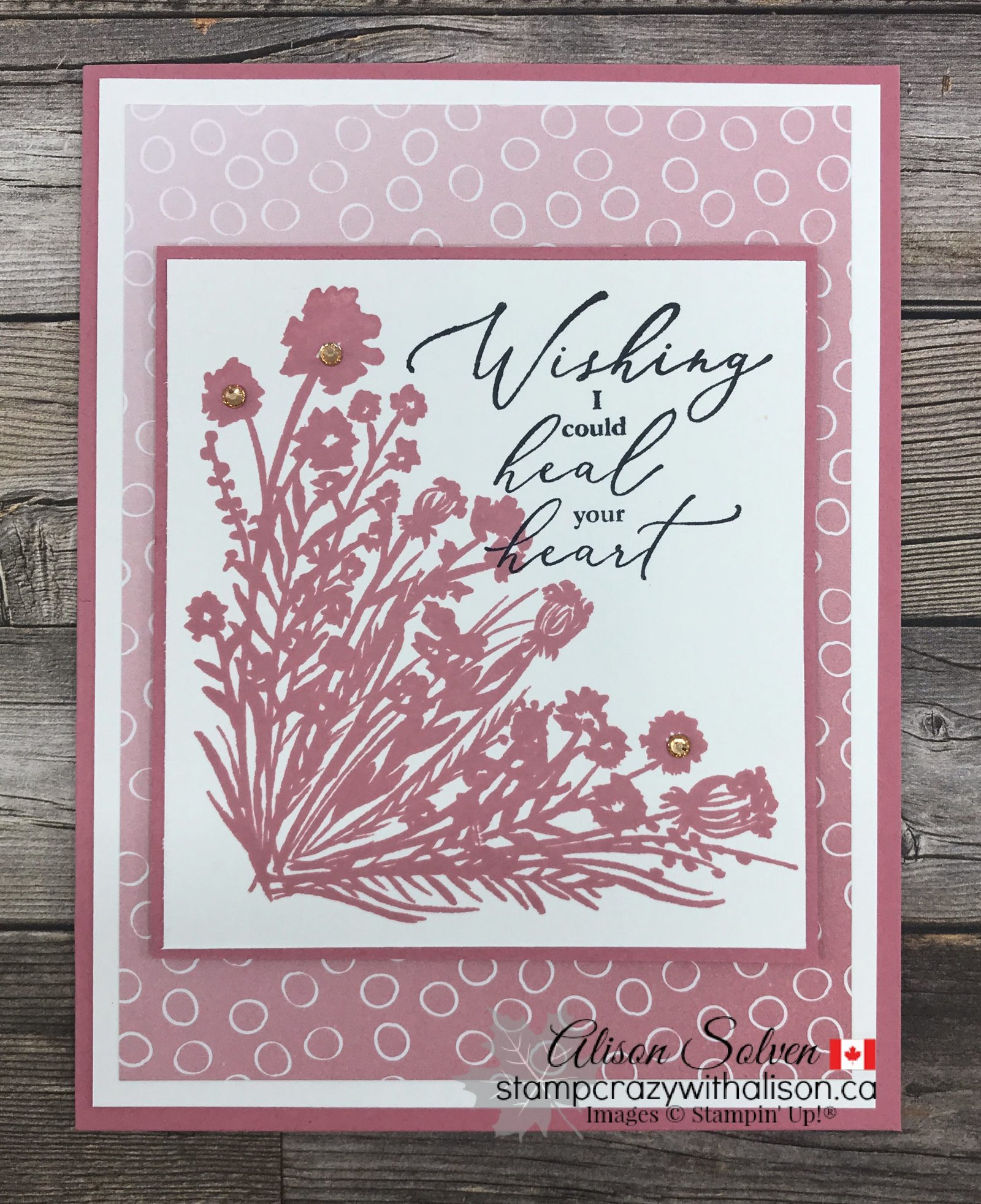 Sale-a-bration Focus with Corner Bouquet Stamp Set & Oh So Ombre DSP